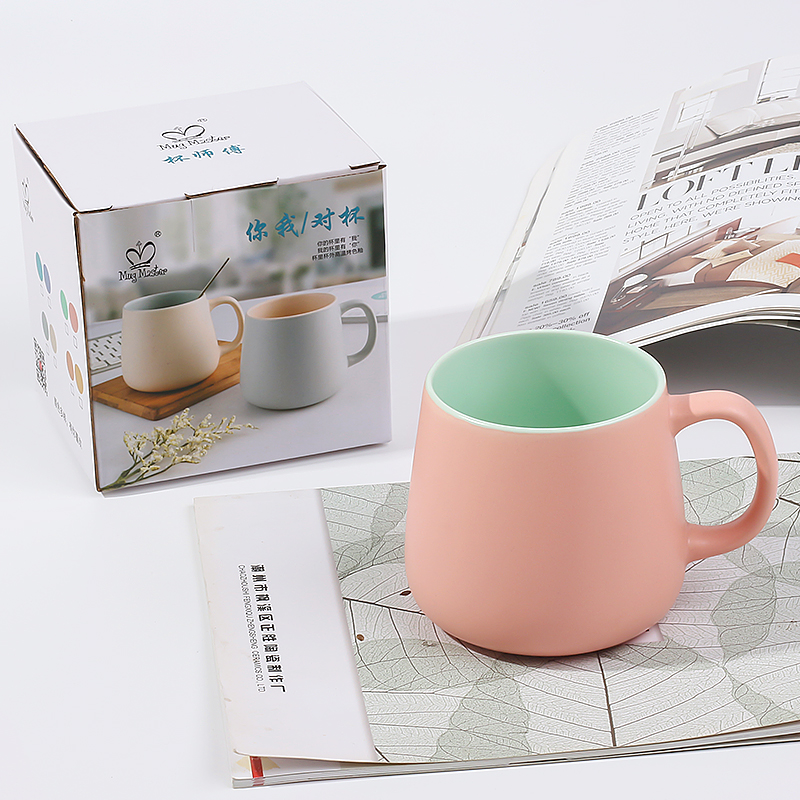 Taza de Cerámica para Pareja Cerámica Decorativo para El Hogar