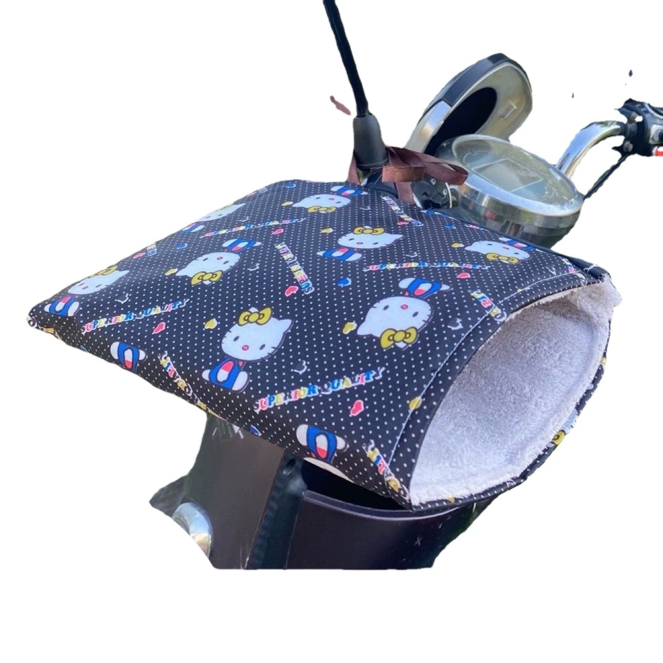 [Горячие продажи сотен тысяч пар] Зимние перчатки для электромобилей утолщенные перчатки на флисовой подкладке мотоциклетный водонепроницаемый чехол на руль