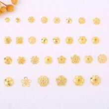 18K����ɫ�U�ջ��л�ñ���и��� DIY�������Ʒ��朸�Ƭɢ��