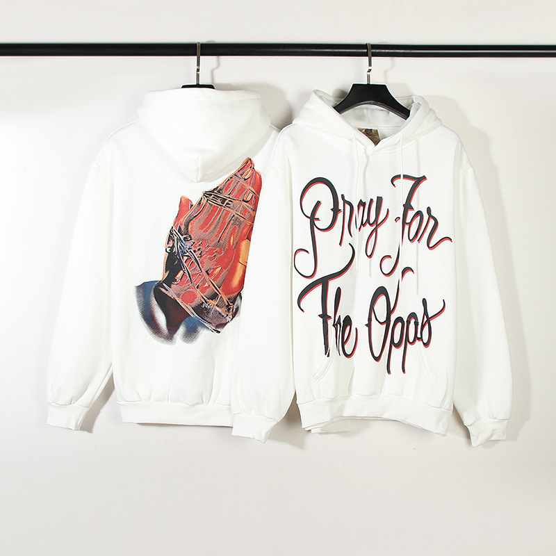 Cpfm American High Street Fashion Brand Jerry's Manager Kanye's Praying Hands Loose Hooded Sweatshirt