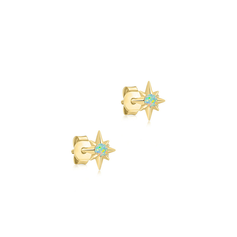 2g Weight Ear Studs Classification 1 Pair Quantity Daily Occasion 925 Sterling Silver Material Geometric Pattern Women's Gender Plating Design Simple Style Style 1 Pair 925 Sterling Silver Geometric Ear Studs 42