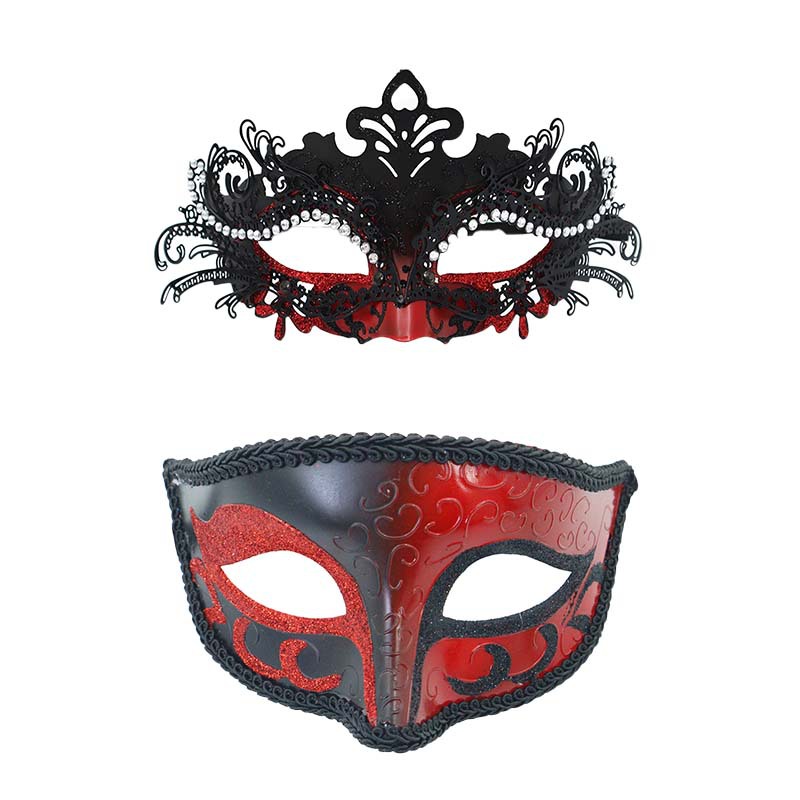 Transfronterizo suministro directo máscara de cabeza plana pintada Amazon Carnaval espectáculo de cine y televisión baile máscara de mitad de cara props