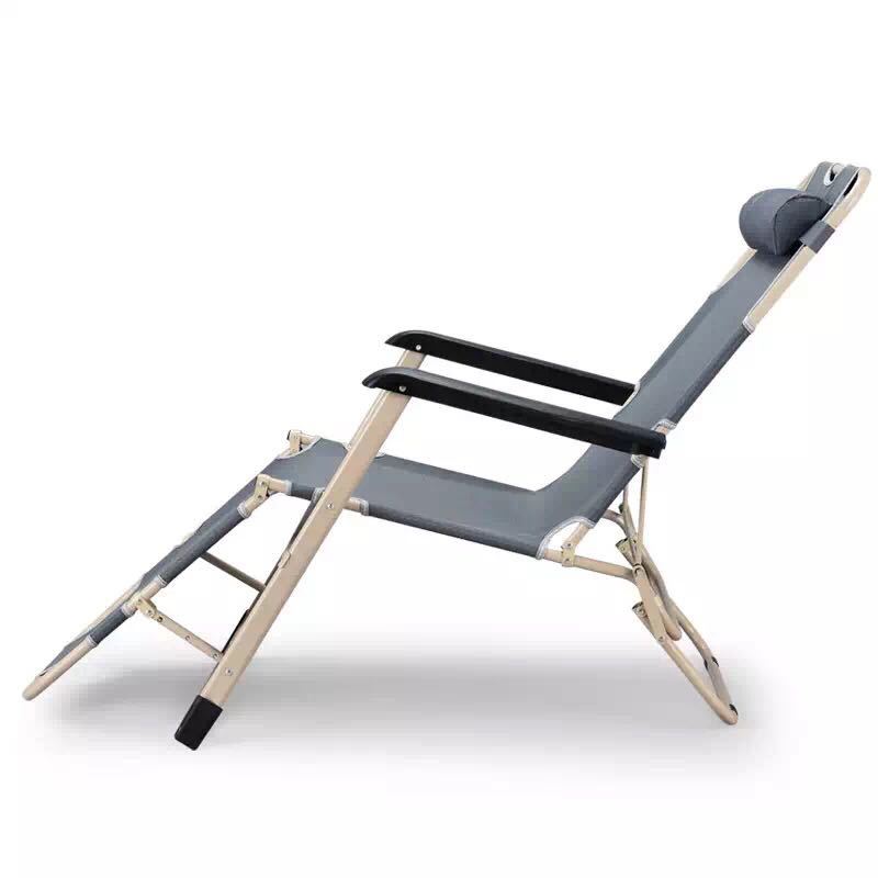 [Daxuan Outdoor] Silla plegable de dos lados de lujo, cómoda con almohadilla de algodón, sillón reclinable de doble propósito para el almuerzo