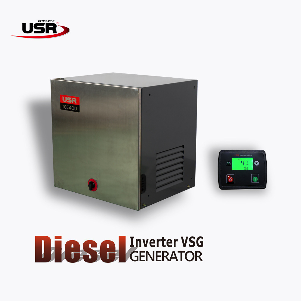 USR/优盛科技品牌TEC40D静音变频发电机组柴油220v底置车载小体积
