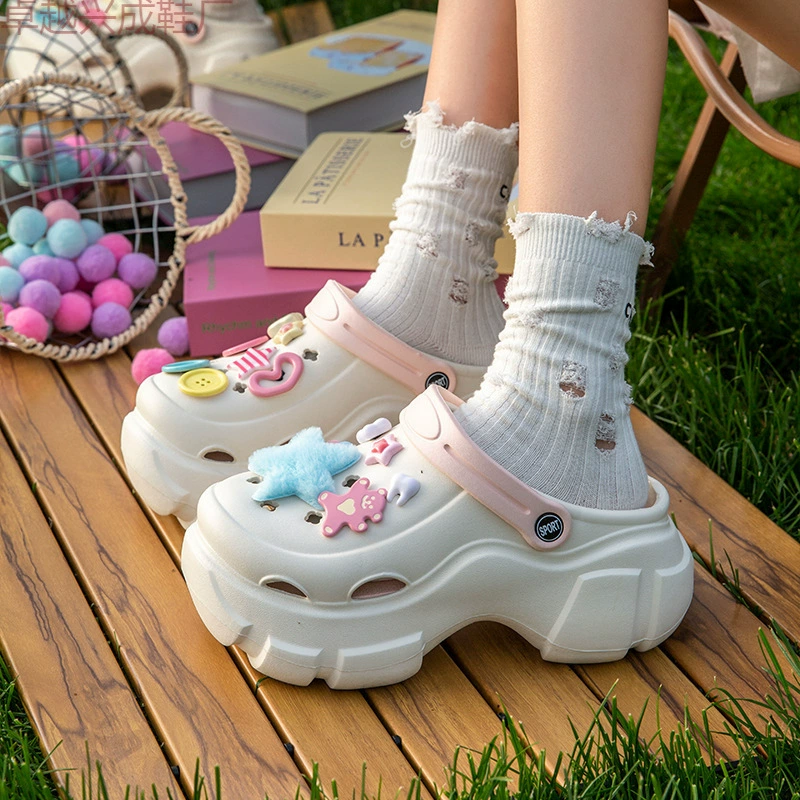 Тапочки женский 2024 новый стук на дерьме чувство толстого дна