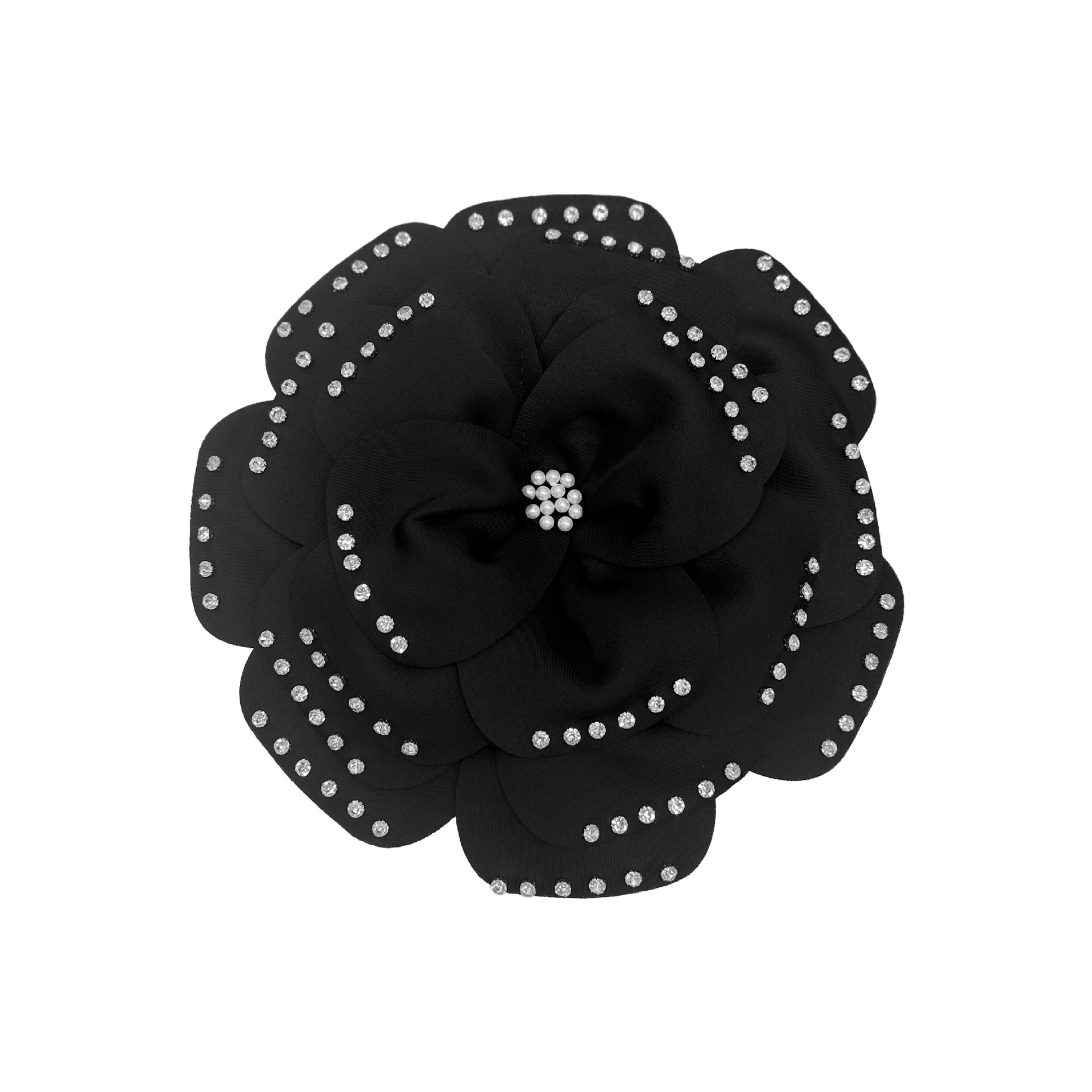 Nueva capa de aire estereoscópica perlas de clavos multicapa de alta calidad ropa de flores grandes vestidos tocado joyas de pecho brocas para el pelo
