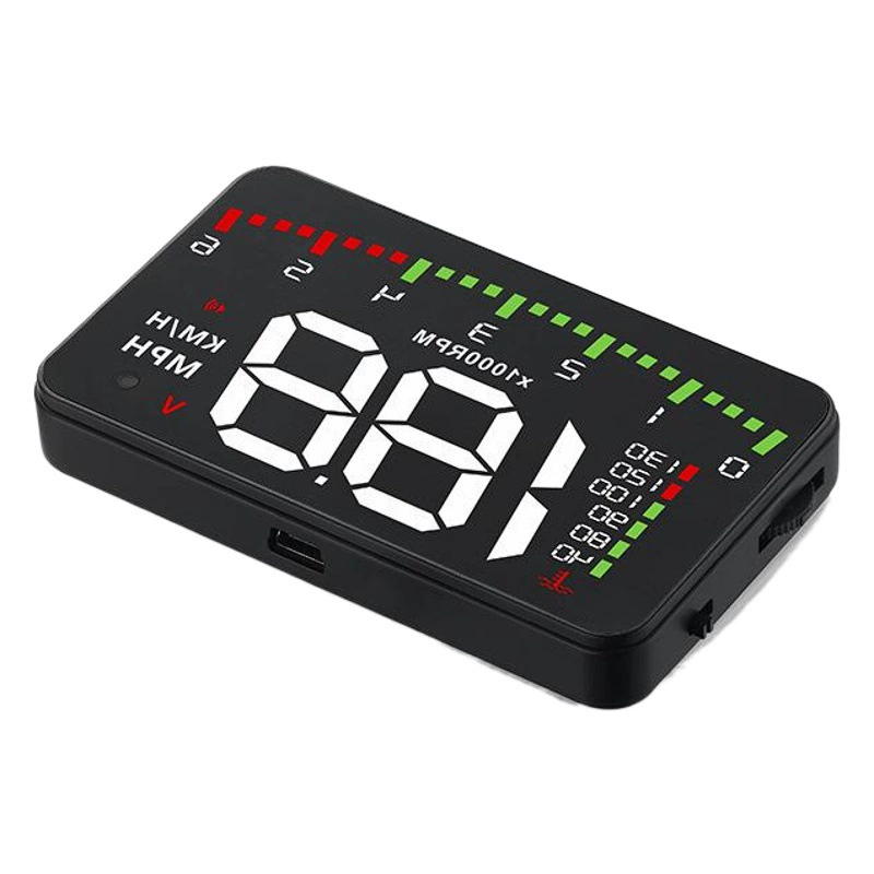 A900 HUD автомобильный проекционный дисплей скорости, скорости, температуры воды и напряжения Дисплей с 4 практическими функциями