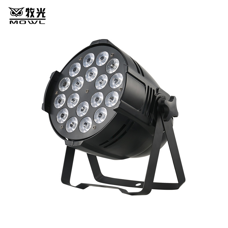 Iluminación de la Etapa 18 10W cuatro-en-uno a todo color teñido luz de la superficie de la boda del funcionamiento de la luz del par LED24