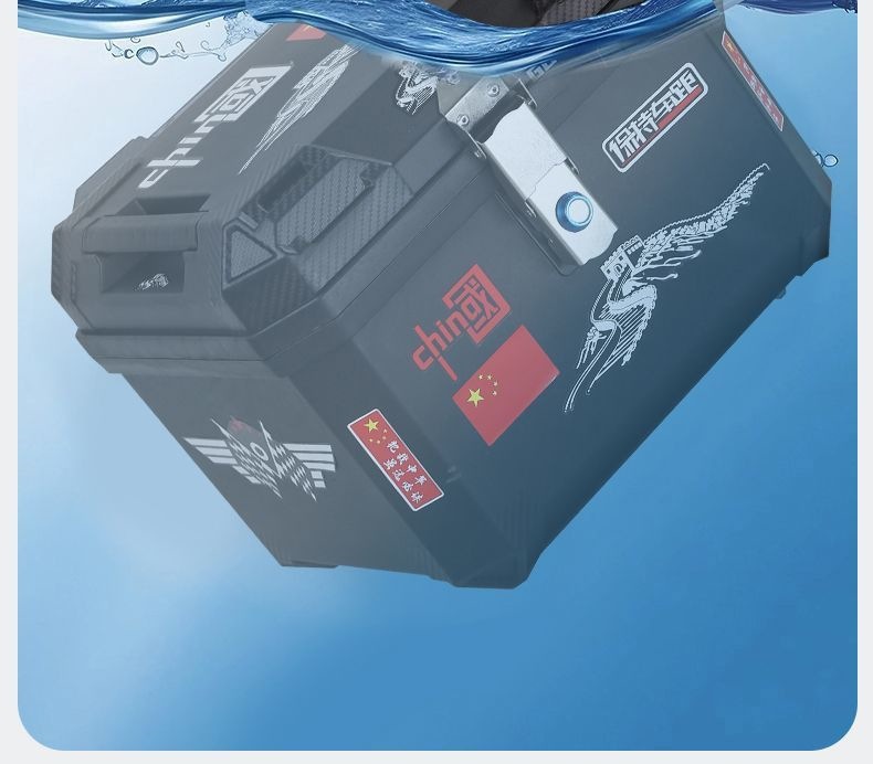 Electric Vehicle Trunk, Large-Capacity Delivery Box, Rider Equipment, Sealed Waterproof Outdoor Thickened Universal Motorcycle Trunk