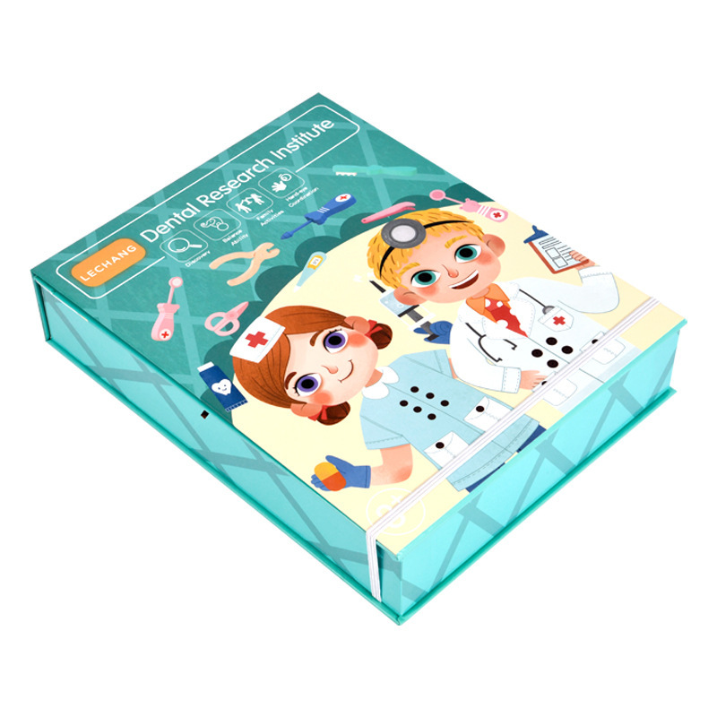 Niños de madera transfronterizos oral dental doctor enfermera simulación dentista juego casa Juguetes