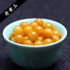 新疆黄龍玉老黄玉散珠玉手作りビーズdiyブレスレット翡翠シングルアクセサリーネックレス/