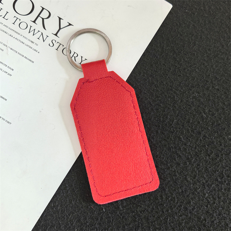 Spot bolso de cuero, bolso escolar, llavero, colgante, llavero de cuero para hombres y mujeres, regalo de negocios