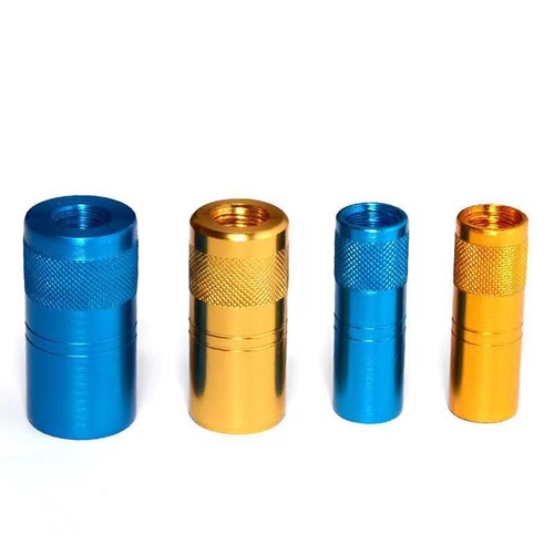 8mm Fishing Rod to Dip Net Adapter DIY Connector Accessories Screw-in Dip Net Head Connector for Homemade Dip Net Heads