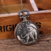 Retro bronze big pocket watch, old-fashioned souvenir, quartz watches, Chinese horoscope