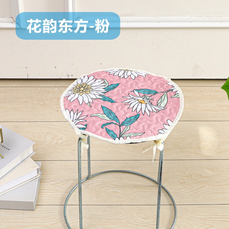 丸腰掛け布芸クッション椅子クッション丸腰掛けセット円形ホテル腰掛けカバー家庭用小型丸腰掛け|undefined