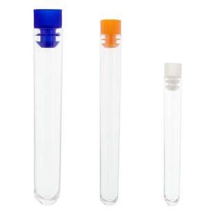 Slender Transparent Sealed Bottle Plastic Transparent Needle Bottle Needle Bottle Plastic Test Tube Rack