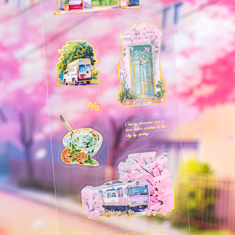 Sr. Paper Cinta de un solo rollo City Comic Tour Tema de la ciudad Cuenta manual Material de decoración de bricolaje Pegatinas decorativas