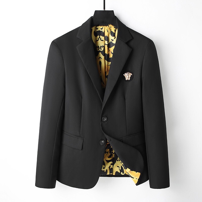 西服外套男春秋新款西装上衣时尚百搭大码休闲上班职业外套一件发|undefined