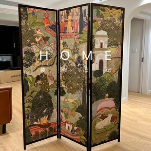 Jaipur Garden Indian Style Wallpaper Chinese French Homemade Screen DIY Crane Wallpaper Decorative Wall Covering