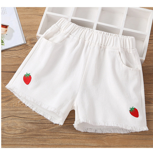 Girls' denim shorts children's summer pants short pants for kids