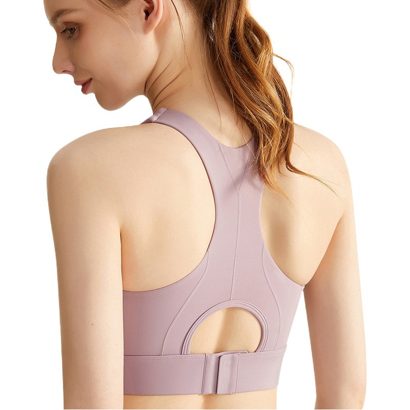 LAHN-sujetador deportivo todo en uno para mujer, de alta intensidad, a prueba de golpes, para correr, push-up, cuerda para saltar profesional, correa de belleza, almohadilla para el pecho