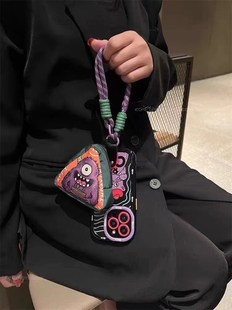 Blooming Rosa verde RICA carta de Apple 15ProMax clip trasero cordón 13/14 caja del teléfono para Huawei M50 suave