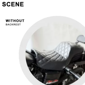 Harley 06-17 Dyna Road King Street üçün çıxarıla bilən arxalıqlı oturacaq