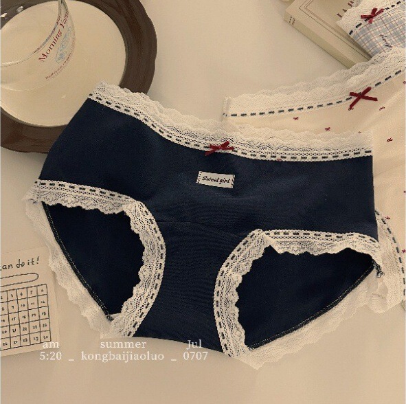 "Love Is a Little Miracle" Women's Extended-Length Underwear Type a 2026 Mid-Waist Pure Cotton Breathable Briefs for Women