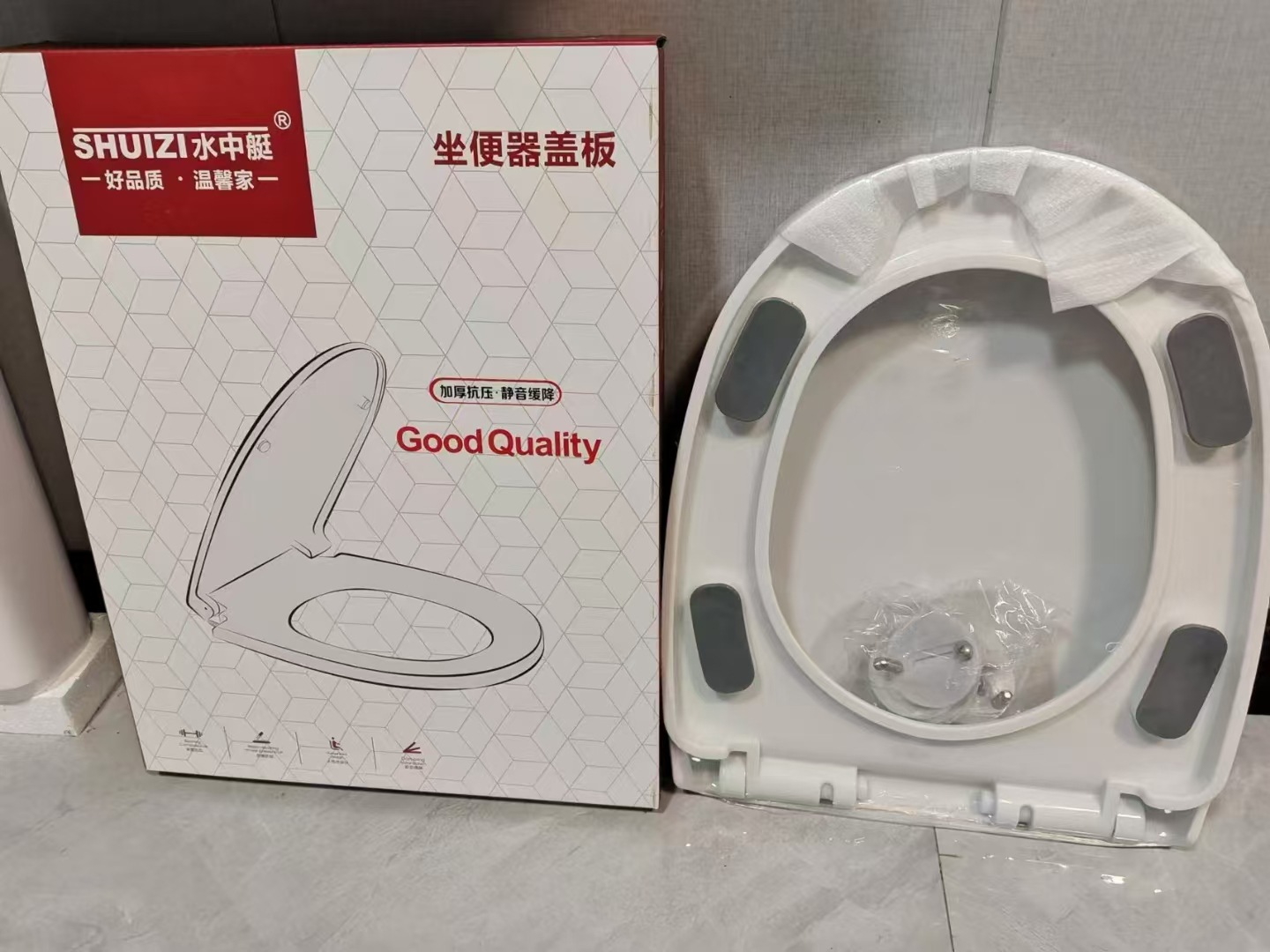 Toilet seat cover, toilet seat cover, toilet slow-down seat cover, toilet seat seat full figure