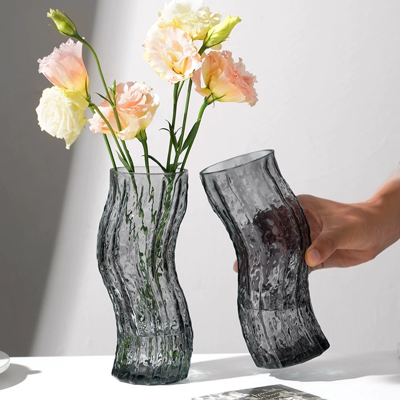 Творческие объятия Vase Hasels дом большая садовая стеклянная ваза для цветов бутылка цветов роза лилия сумка бутылки декор