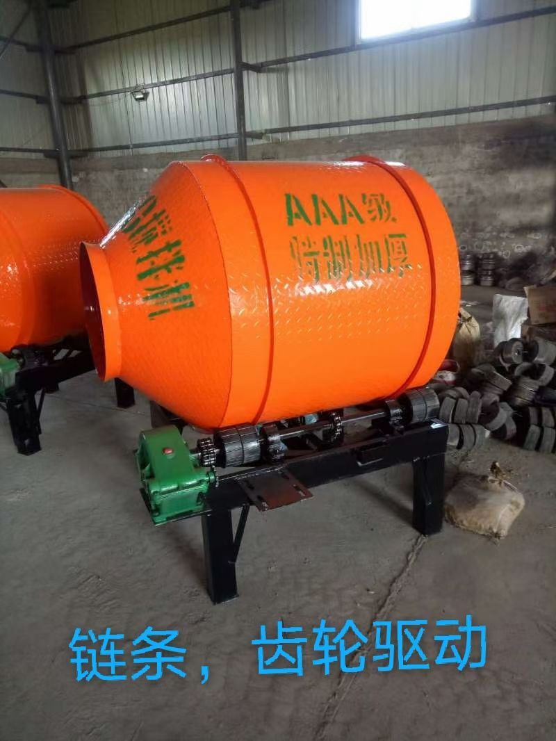 新疆建筑机械混凝土滚筒搅拌机350型500型乌鲁木齐厂家平口搅拌机