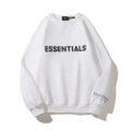 White Crew Neck Hoodie