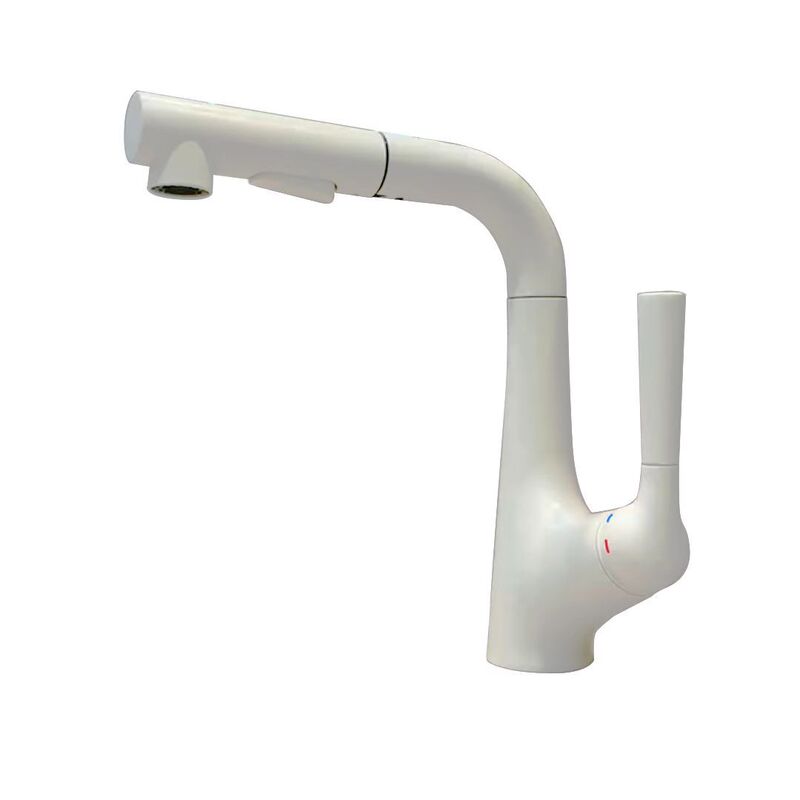 Cross-border copper lifting and pulling basin faucet household brushed gold toilet sink hot and cold basin faucet