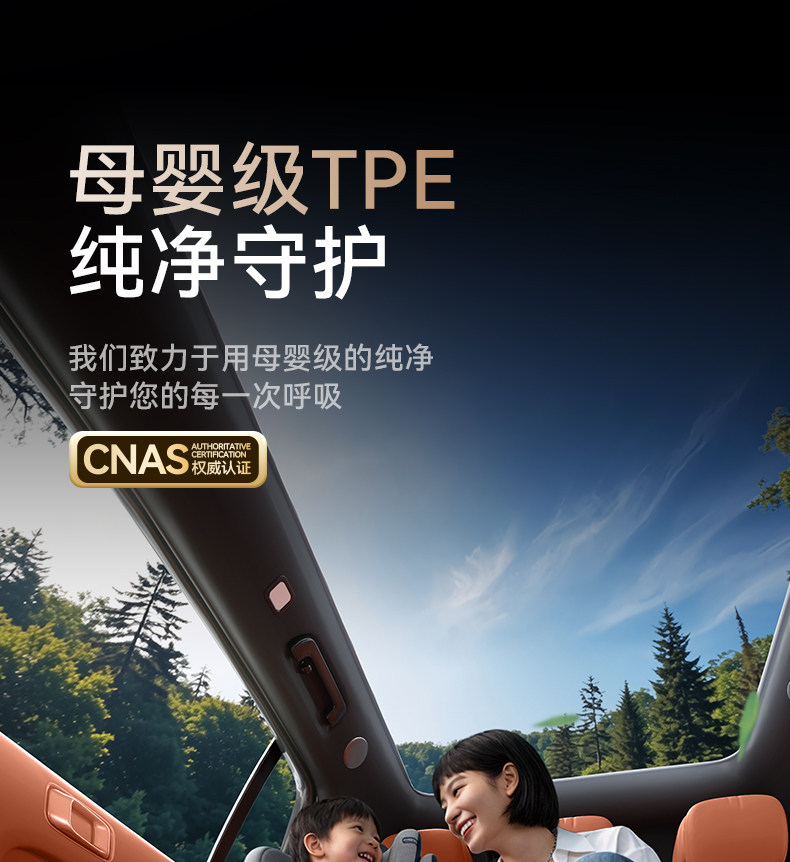 Suitable for NIO ES8, TPE 26 models, 5, 6, 7-seater car interior starry sky carpet floor mats and trunk mats