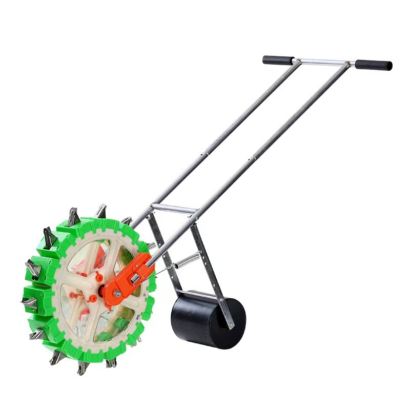 Siembra de maíz empujada a mano siembra de maní y soja siembra precisa siembra de fertilizante simultánea siembra automática multifuncional image 6