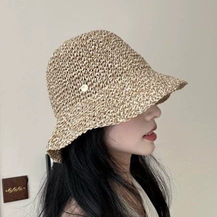 Colored summer atmospheric hat, high-quality style, sun protection