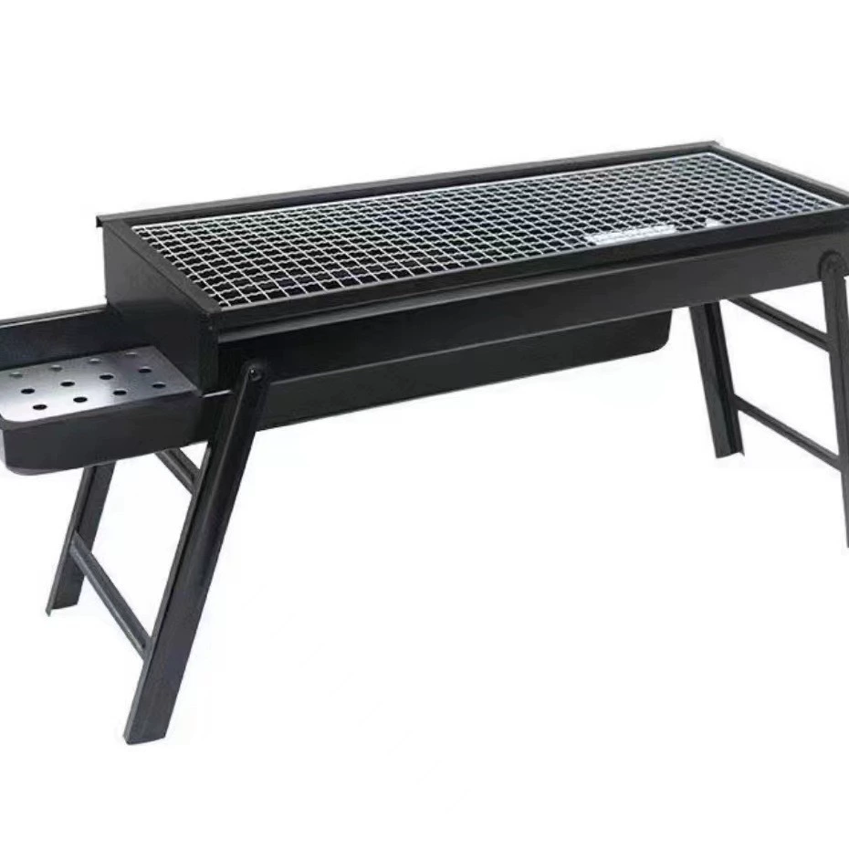 Домашний открытый складной гриль BBQ утолщенный и толстый прямоугольный гриль сетка для барбекю