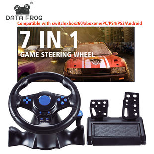 Applicable Switch/Xbox One/360/PS4/PS2/PS3/PC racing game seven -in -one steering wheel
