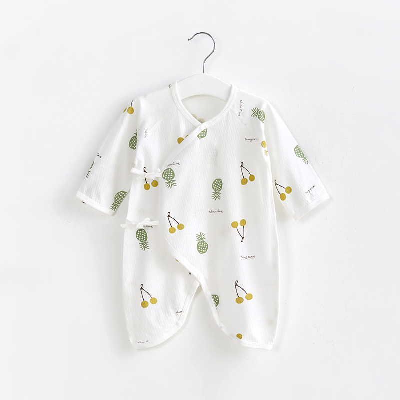 Ropa de bebé recién nacido primavera y otoño verano monje de manga larga verano Delgado aire acondicionado mameluco hombres y mujeres mono de bebé recién nacido