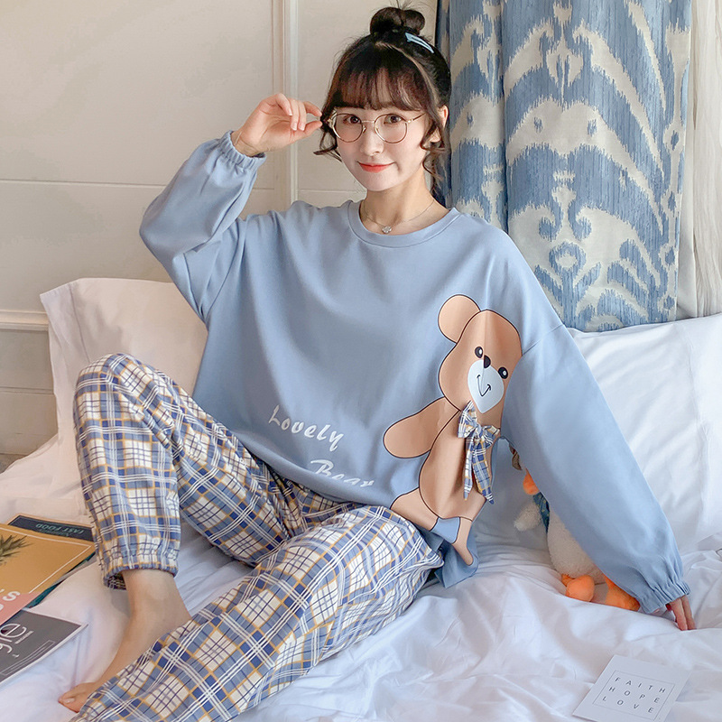 블루 매듭 옐로우 베어 롱/NB