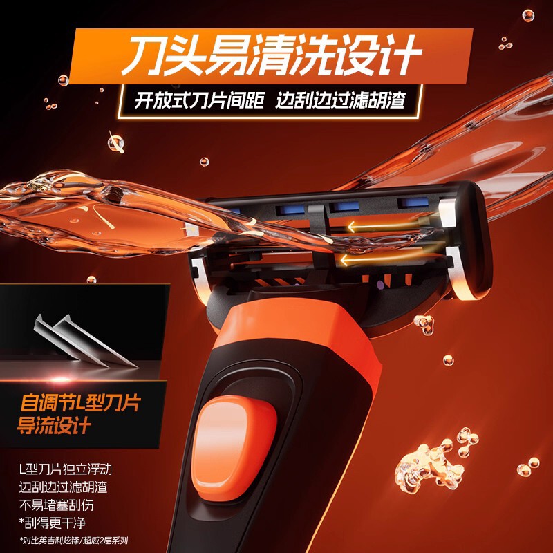 English Shaver Purification 2 Trial Pack Purification 2-Layer Shaver (1 Holder + 1 Head)