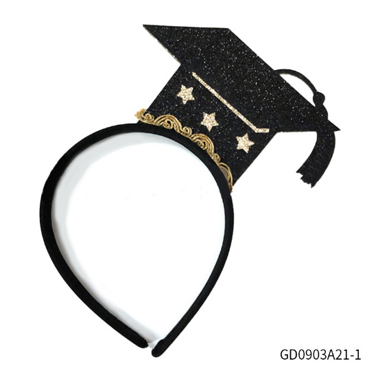 Amazon nueva temporada de graduación accesorios para el cabello europeo y americano Comercio exterior mini tapa diadema cabeza hebilla fiesta de graduación