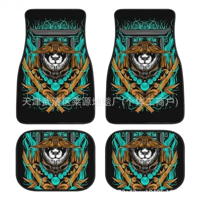 crystal velvet foot mat | Avtomobil döşəmə paspasları - yh-japanese-style-car-floor-mats-11-3344cm-two-piece-pack