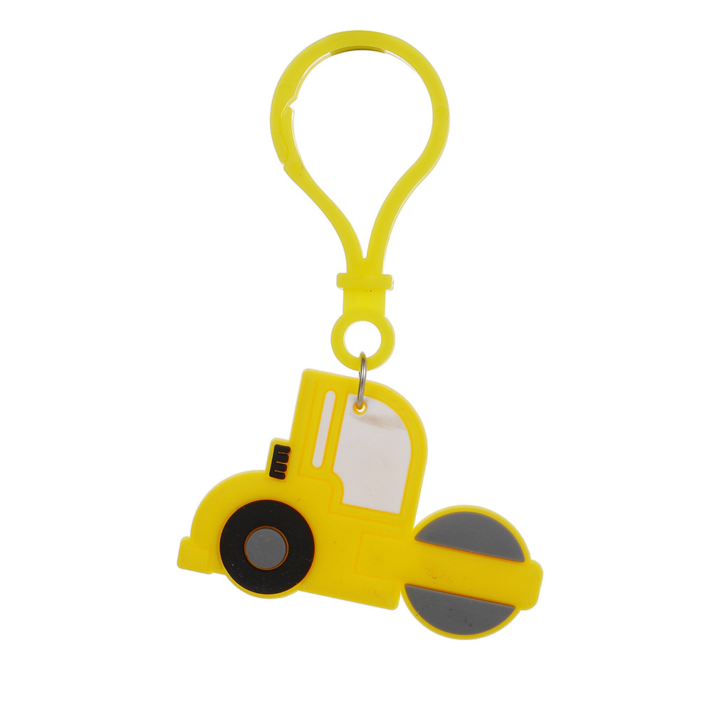 Cartoon Style Engineering Vehicle PVC Unisex Bag Pendant Keychain display picture 9