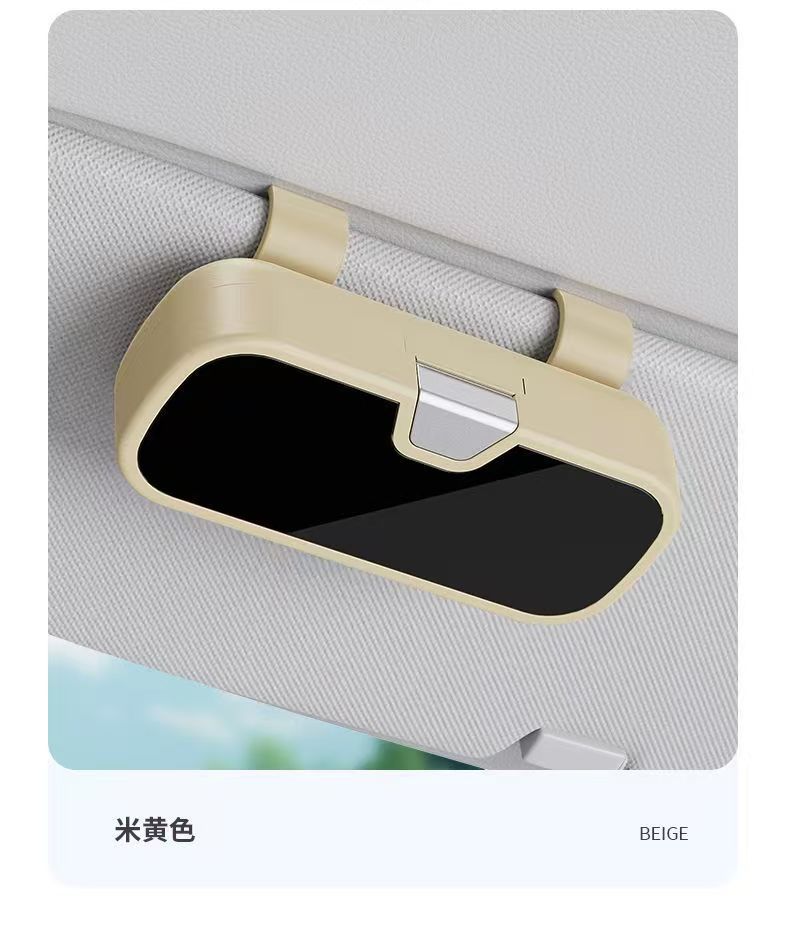 Car Sun Visor Sunglasses and Glasses Case, Glasses Clip Storage Box, Specifically for Car Sun Visors