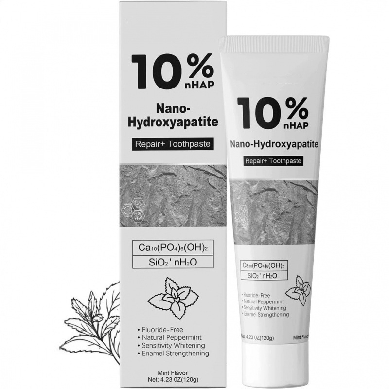 跨境专供10% Hydroxyapatite Toothpastes纳米羟基磷灰石美白牙膏|undefined