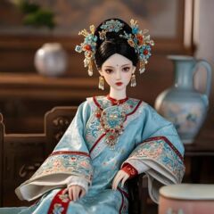 古风娃娃古风人偶可换装汉服公主多配件豪华摆件盲盒女孩生日金属