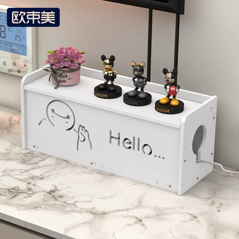 Настольный ящик для хранения розетка стеллаж для хранения проволока покрытие украшение шнур питания гостиная уродливый скрывающий артефакт большой