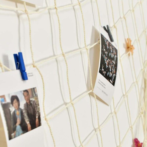 Mediterranean style kindergarten cotton thread hemp rope fishing net wall decoration ins style decoration net photo wall background wall