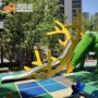 可定做游乐造型无动力滑梯